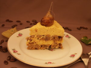 Kürbis-Maronen-Torte