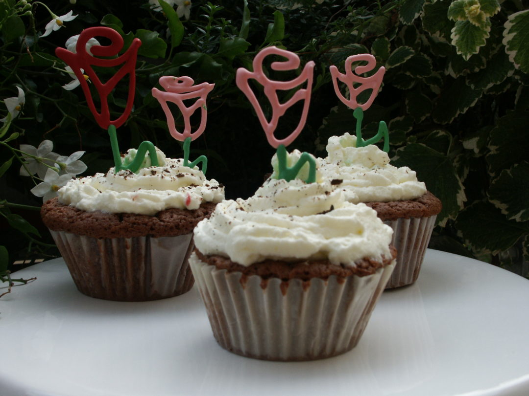 Tulpen-Cupcakes