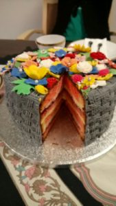 Blumenkorb-Torte