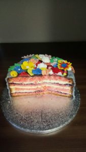 Blumenkorb-Torte