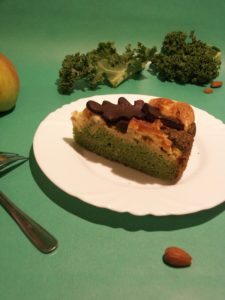 Grünkohl-Apfel-Kuchen