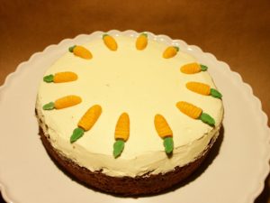 Rüblikuchen mit Frischkäse-Frosting