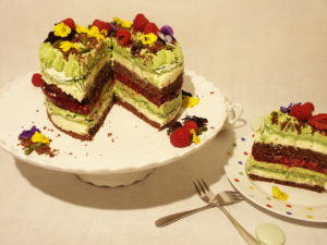 Himbeer-Pistazien-Torte